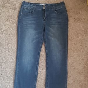 Straight leg jeans